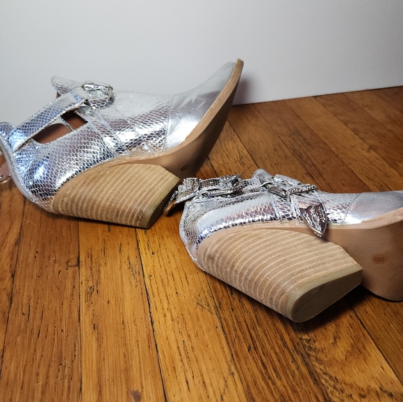 Jeffrey Campbell & Free People Silver Icon Western Booties - Picture 7 of 12